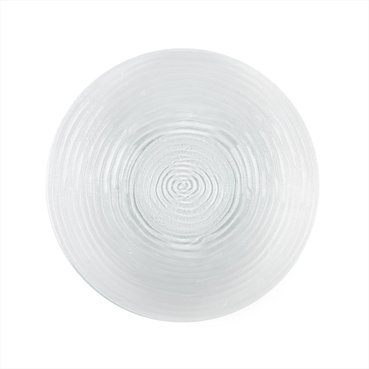 Turgla Fusion Glass dia.17.75" h:3" 4.5 qt. Round Clear Glass Bowl (1 each)