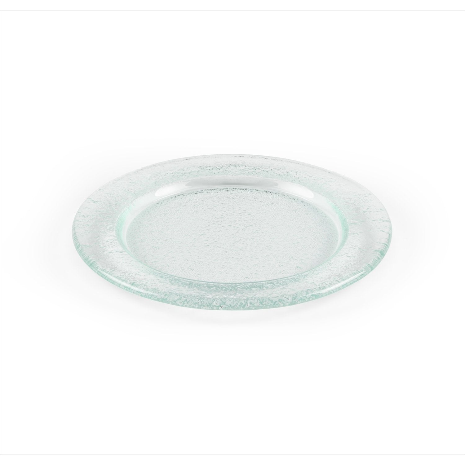 Glass Dinnerware dia.7.75" Round Clear Glass Plate (Set of 4)