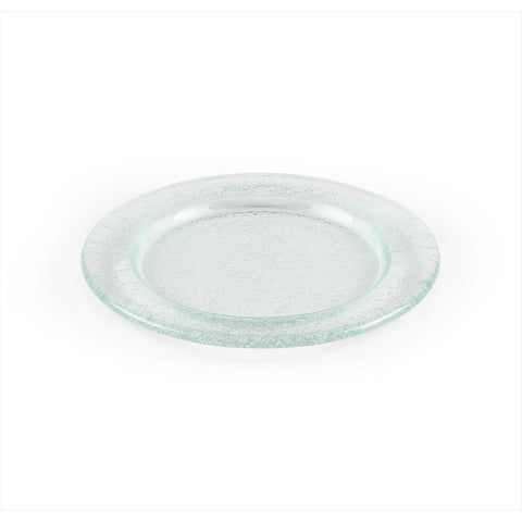 Glass Dinnerware dia.7.75" Round Clear Glass Plate (Set of 4)