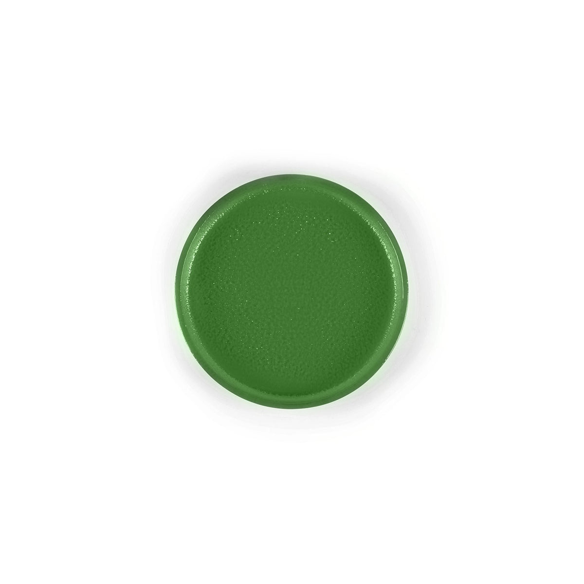 Turgla Fusion Glass dia.9.5" Round Basil Glass Plate (1 each)