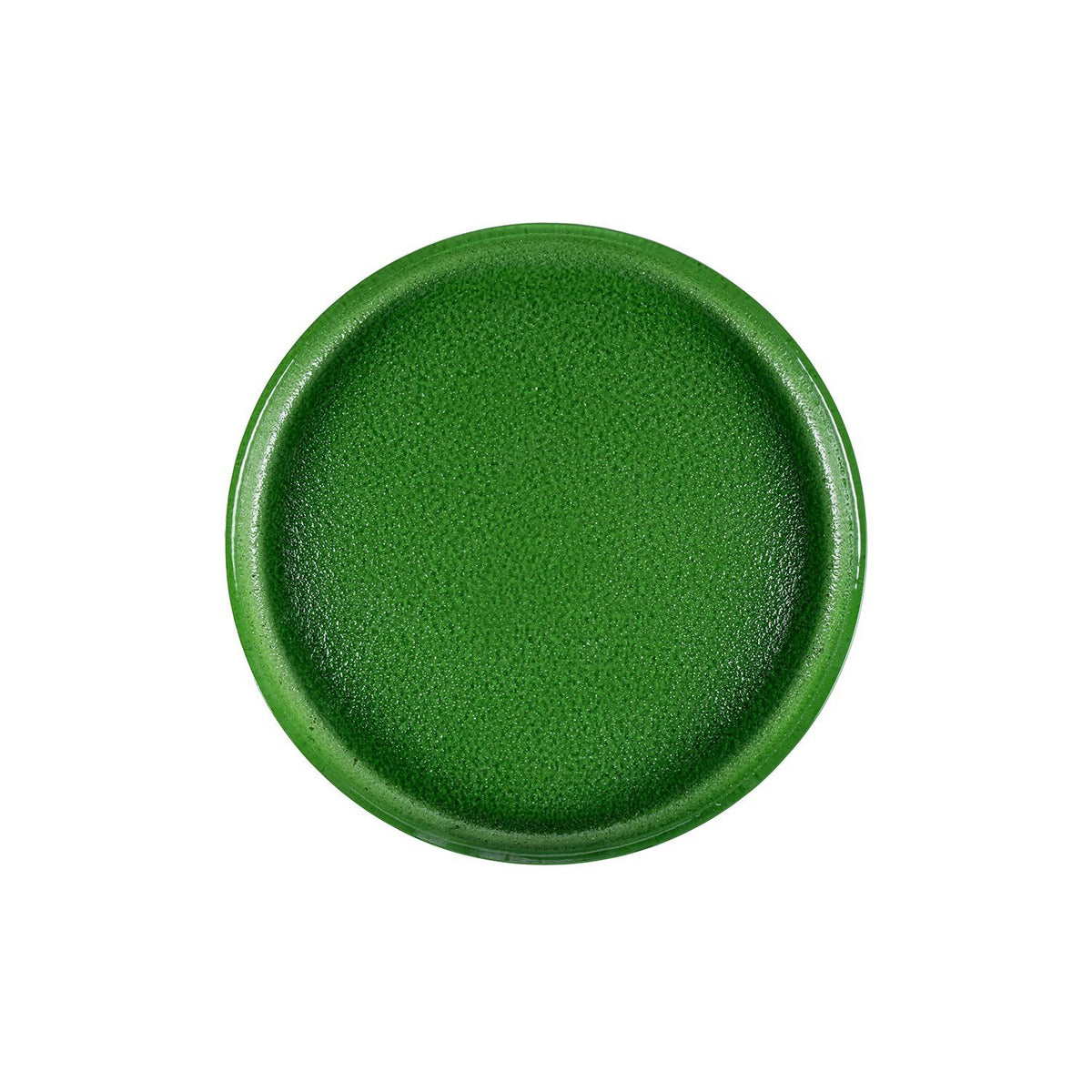 Turgla Fusion Glass dia.13.5" h:1" Round Basil Glass Platter (1 each)