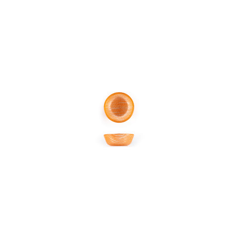 Glass Dinnerware dia.2.75" h:1.25" 4 oz. Round Orange Glass Ramekin (Set of 4)