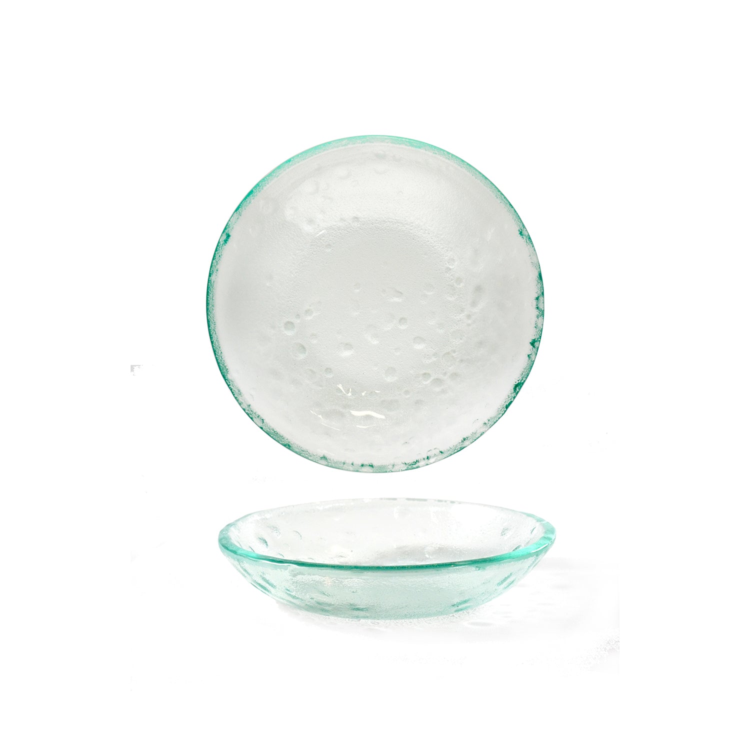 Glass Dinnerware dia.8.5" h:1.75" 20 oz. Round Clear Glass Bowl (Set of 4)