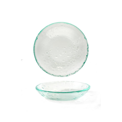 Glass Dinnerware dia.8.5" h:1.75" 20 oz. Round Clear Glass Bowl (Set of 4)