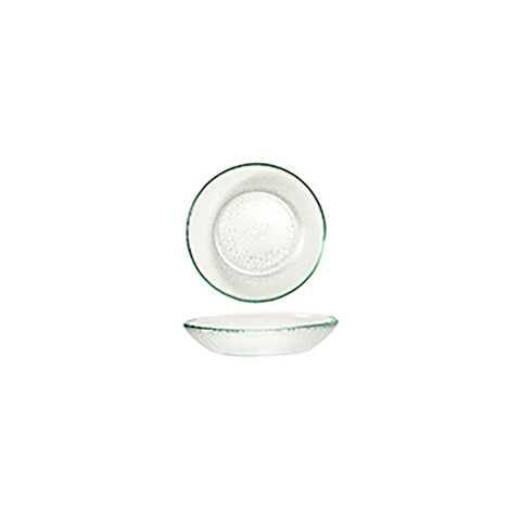 Turgla Fusion Glass dia.5.5" h:1.25" 8 oz. Round Clear Glass Bowl