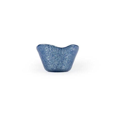 Glass Dinnerware dia.2.75" h:1.5" 2 oz. Round Blue Glass Ramekin (Set of 6)