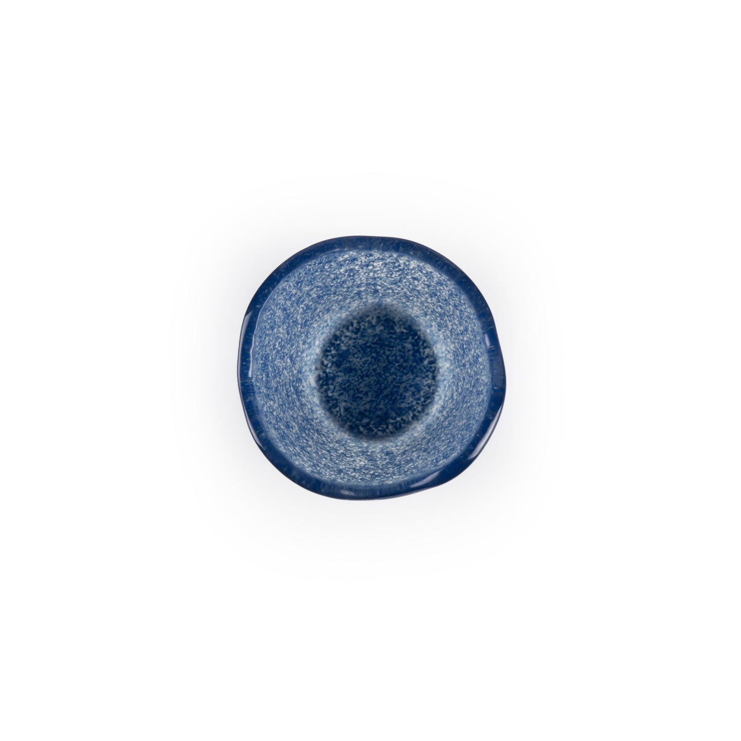 Glass Dinnerware dia.2.75" h:1.5" 2 oz. Round Blue Glass Ramekin (Set of 6)