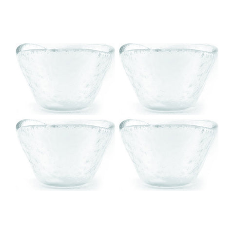 Turgla Fusion Glass dia.2.75" h:1.5" 2 oz. Round Frosted Glass Ramekin (Set of 4)