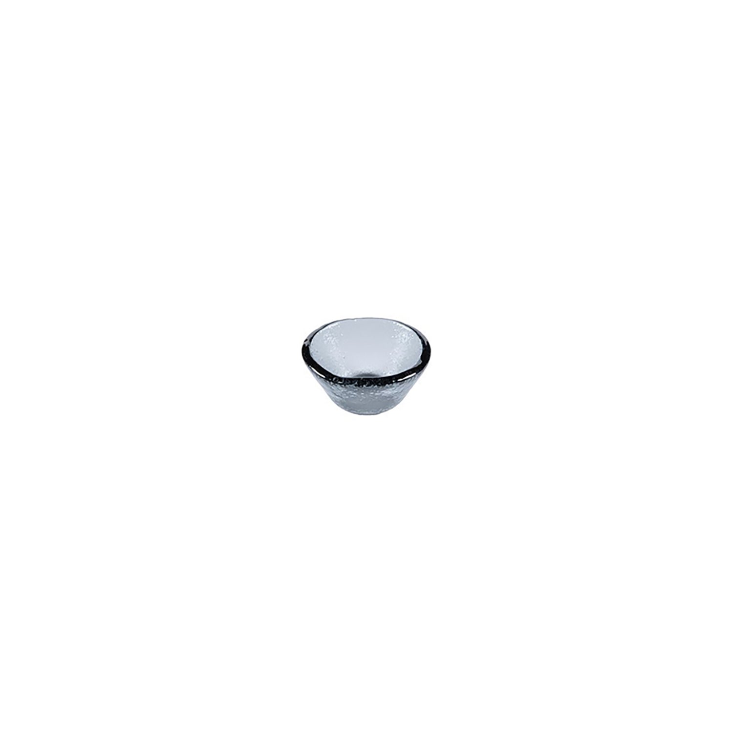 Turgla Fusion Glass dia.3.25" h:2" 4 oz. Round Charcoal Glass Ramekin (Set of 4)
