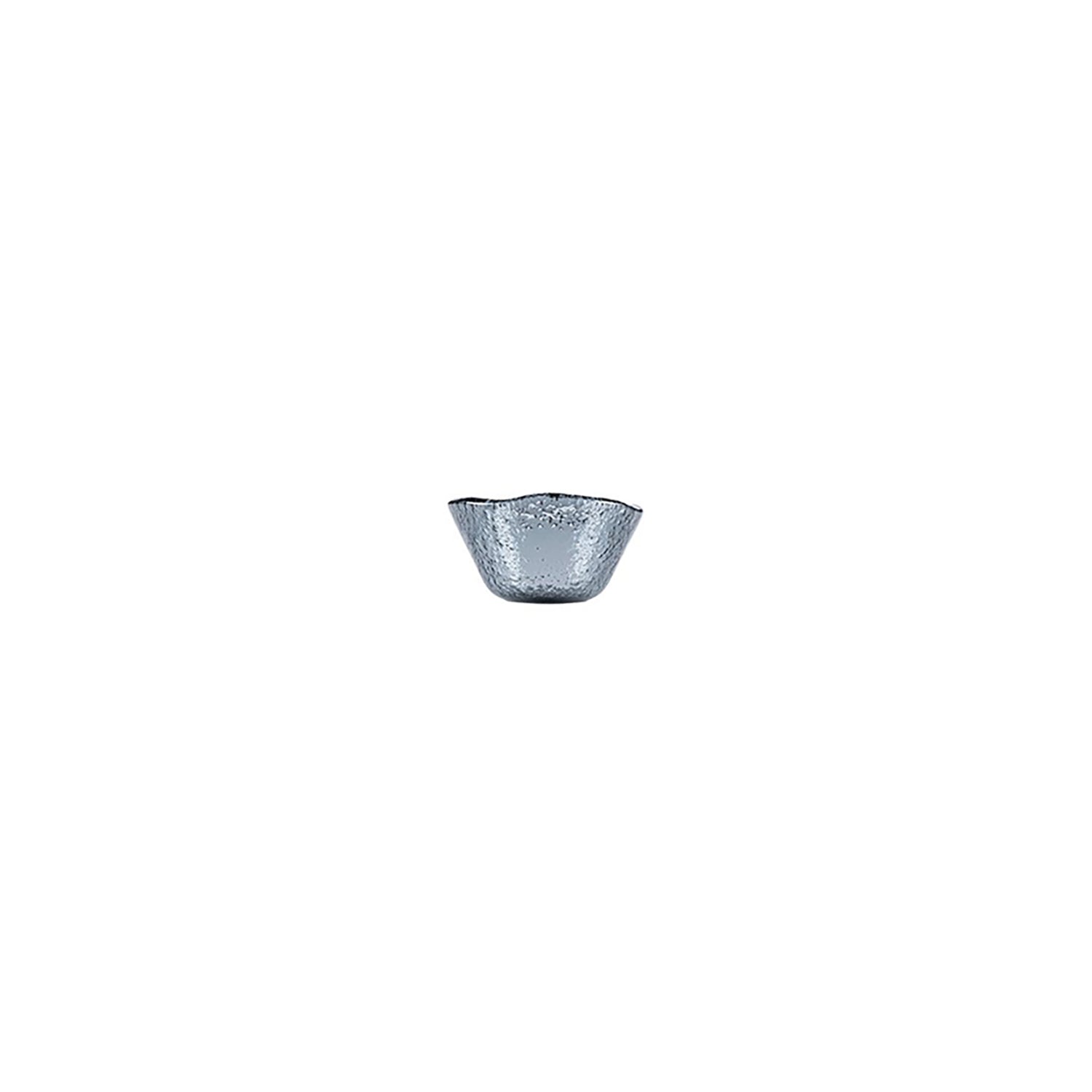 Turgla Fusion Glass dia.3.25" h:2" 4 oz. Round Charcoal Glass Ramekin (Set of 4)