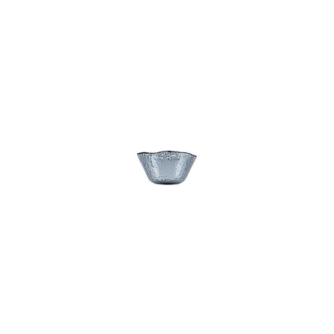 Turgla Fusion Glass dia.3.25" h:2" 4 oz. Round Charcoal Glass Ramekin (Set of 4)