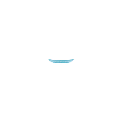 Glass Dinnerware 4.25" x 2.5" x h:0.5" 1 oz. Rectangular Blue Glass Ramekin (Set of 6)