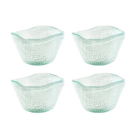 Turgla Fusion Glass dia.3.5" h:2" 3 oz. Round White Glass Ramekin (Set of 4)
