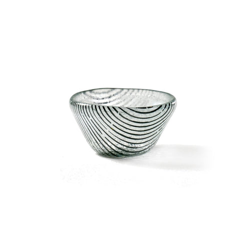 Turgla Fusion Glass dia.2.75" h:1.5" 2 oz. Round Black Glass Ramekin (Set of 6)