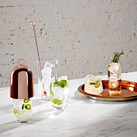 Hepburn Crystal Long Drink Glasses (Set of 4)