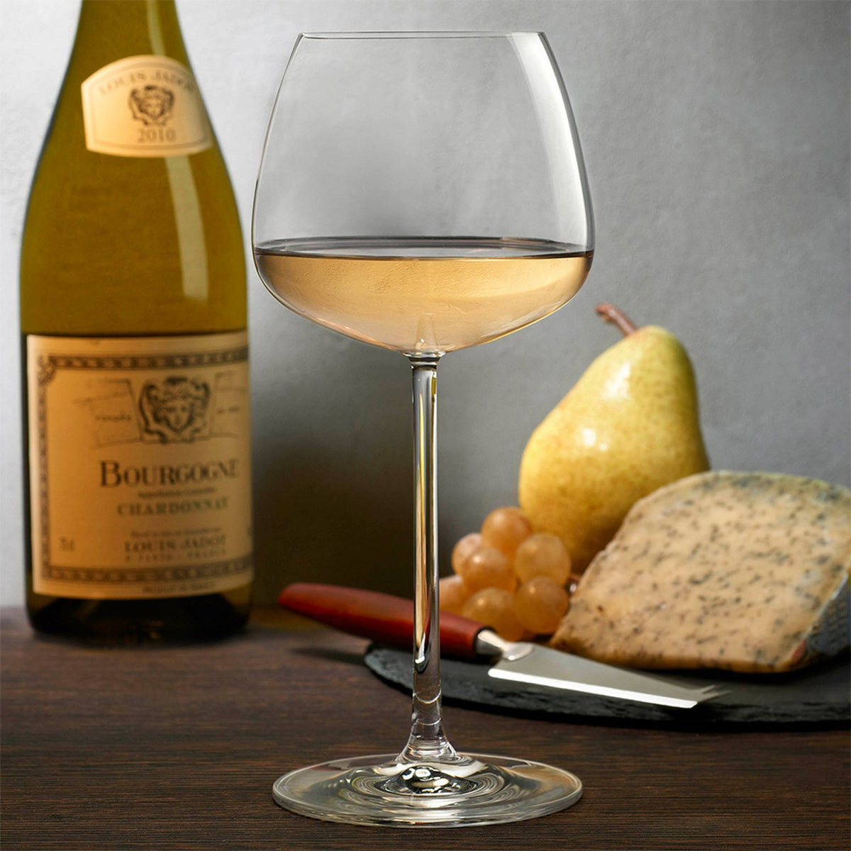 Mirage Crystal White Wine Glasses 14 oz. (Set of 2)