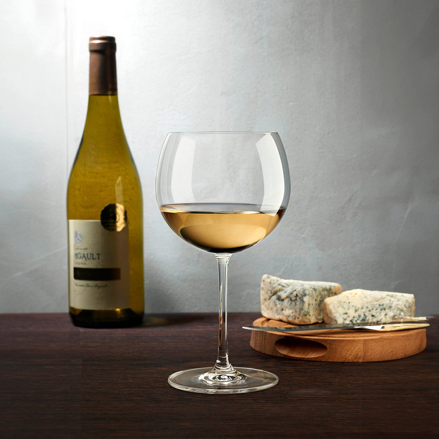 Vantage Crystal Bourgogne White Glasses (Set of 2)