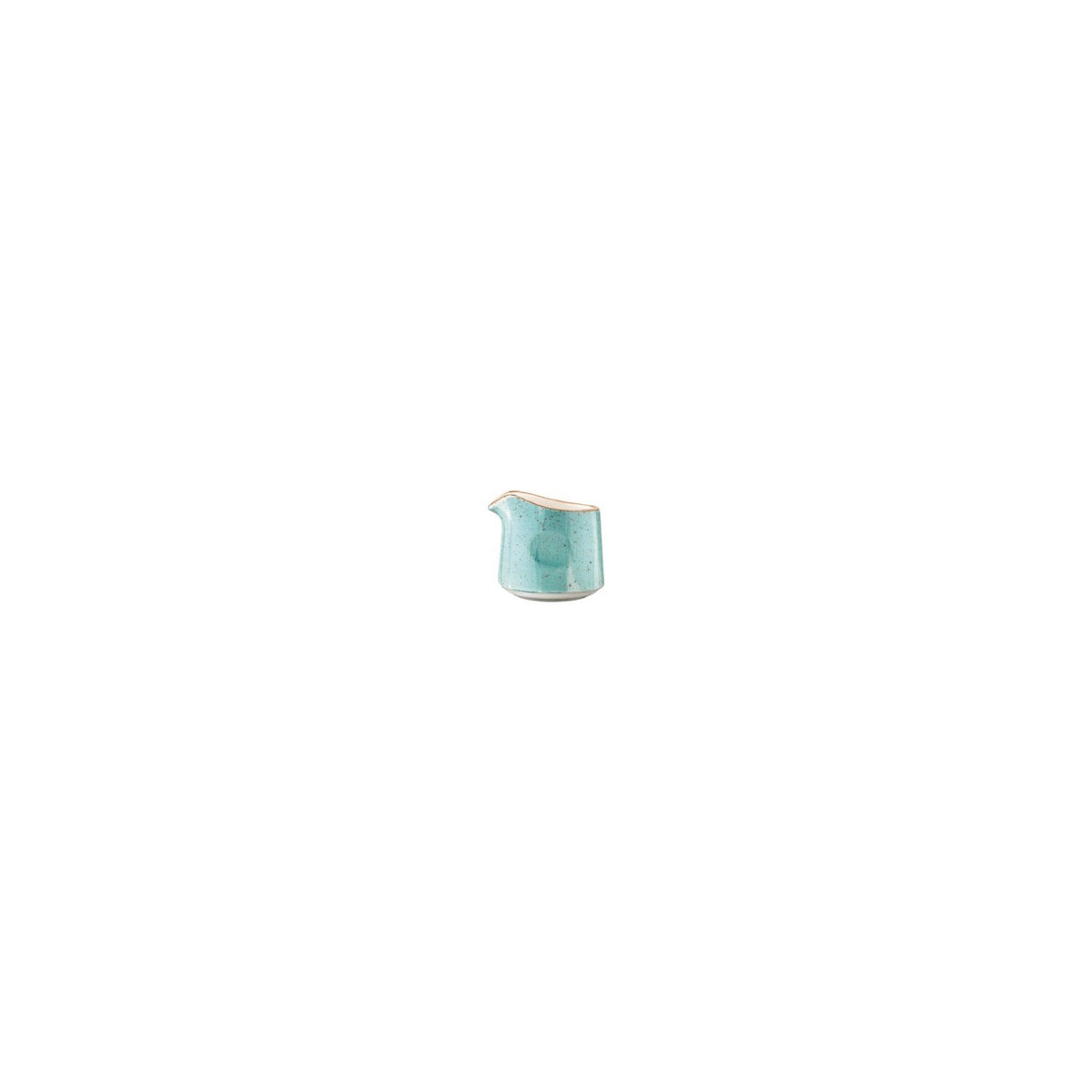 Aqua dia.2.25" h:2" 2 oz. Round Blue Vitrified Creamer (1 each)