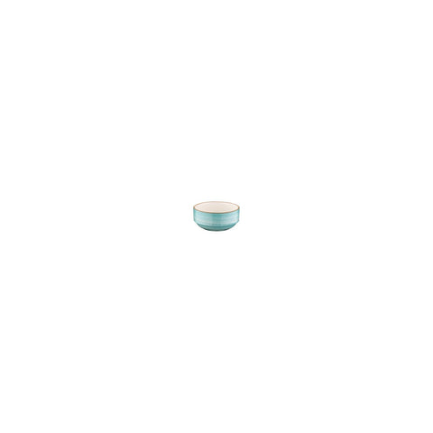 Aqua dia.2.25" h:1" 1 oz. Round Blue Vitrified Ramekin