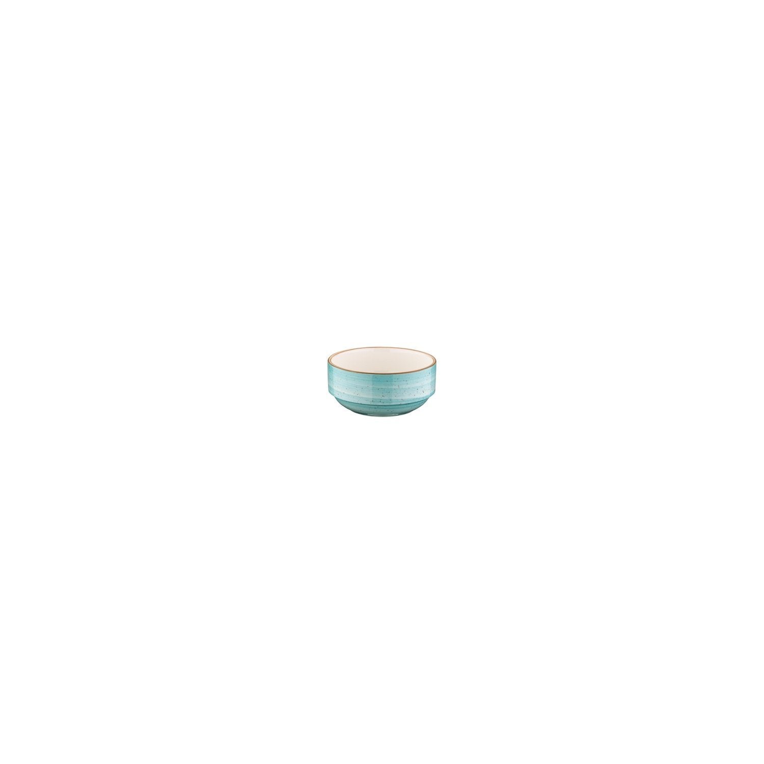 Aqua dia.3" h:1.5" 4 oz. Round Blue Vitrified Ramekin