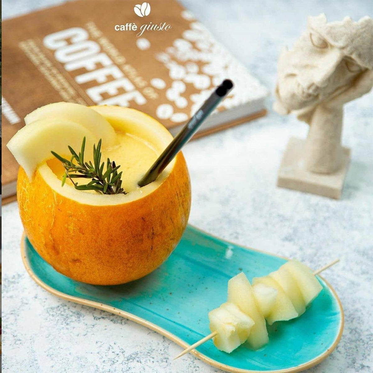 Aqua 10" x 4.75" Oval Blue Vitrified Saucer