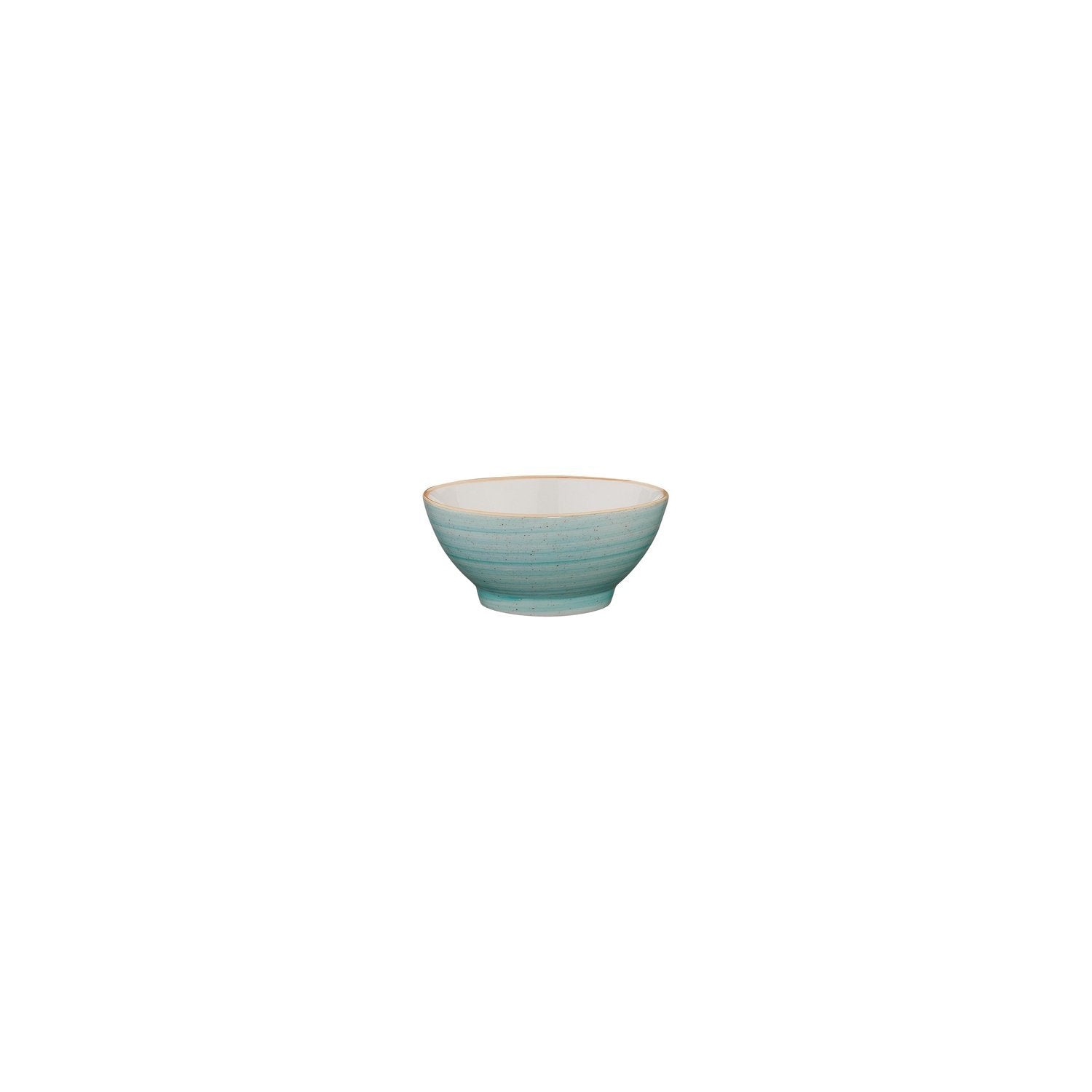 Aqua dia.4.75" h:2.25" 10 oz. Round Blue Vitrified Bowl