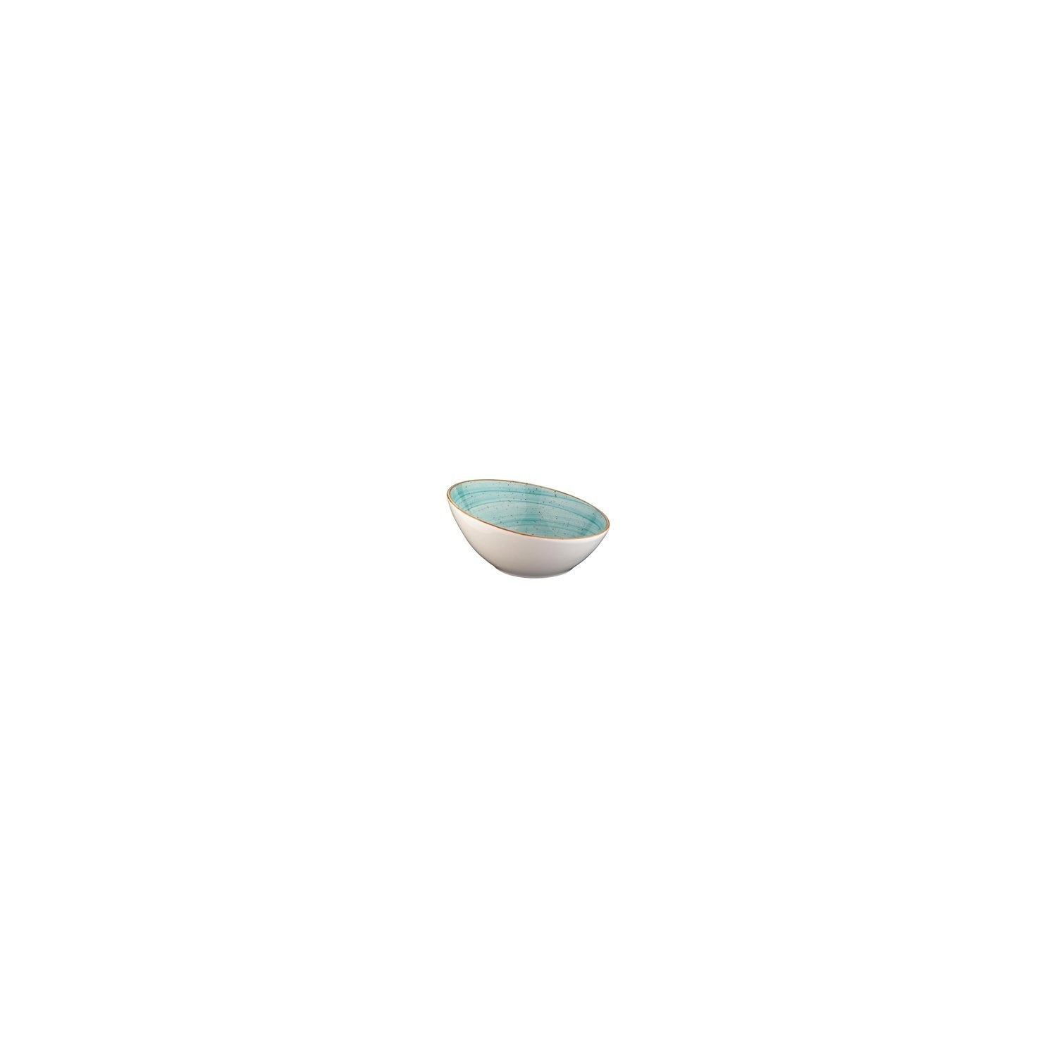 Aqua dia.3.25" h:1.75" 2 oz. Round Blue Vitrified Ramekin