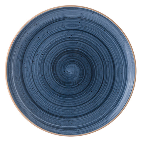 Bonna China Night Blue dia.12"  Round Blue Porcelain Plate (Set of 4)