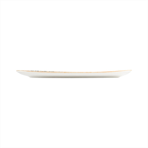 Bonna China Española 14" x 7" x h:1" Organic Decorated Porcelain Platter