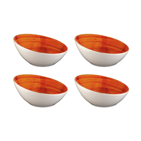 Terracota dia.6.5" h:3" 12 oz. Round Terracotta Vitrified Bowl