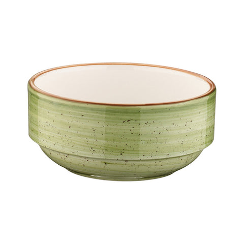 Bonna China Natura dia.3" h:1.5" 4 oz. Round Green Porcelain Ramekin (Set of 4)