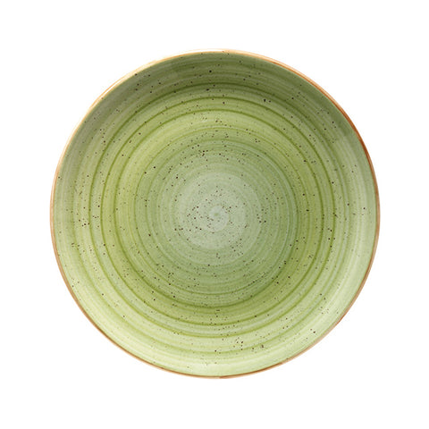 Bonna China Natura dia.8" h:1.5" 17 oz. Round Green Porcelain Bowl (Set of 4)