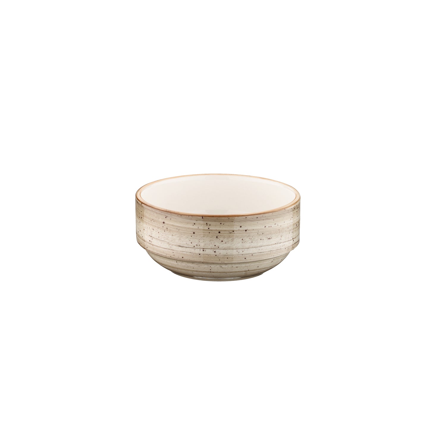 Bonna China Earth dia.3" h:1.5" 4 oz. Round Brown Porcelain Ramekin (Set of 4)