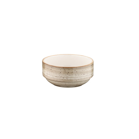 Bonna China Earth dia.3" h:1.5" 4 oz. Round Brown Porcelain Ramekin (Set of 4)