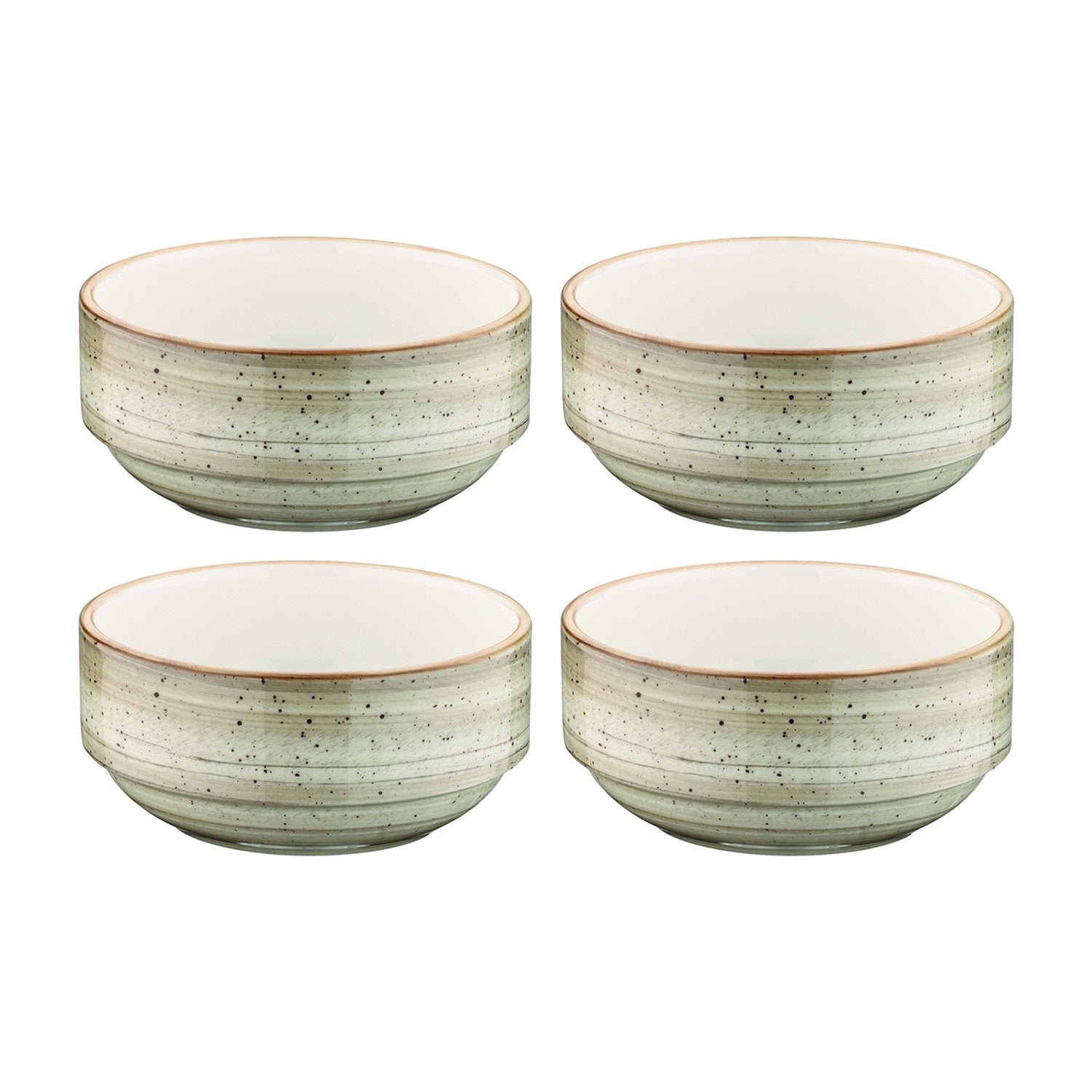 Bonna China Earth dia.3" h:1.5" 4 oz. Round Brown Porcelain Ramekin (Set of 4)