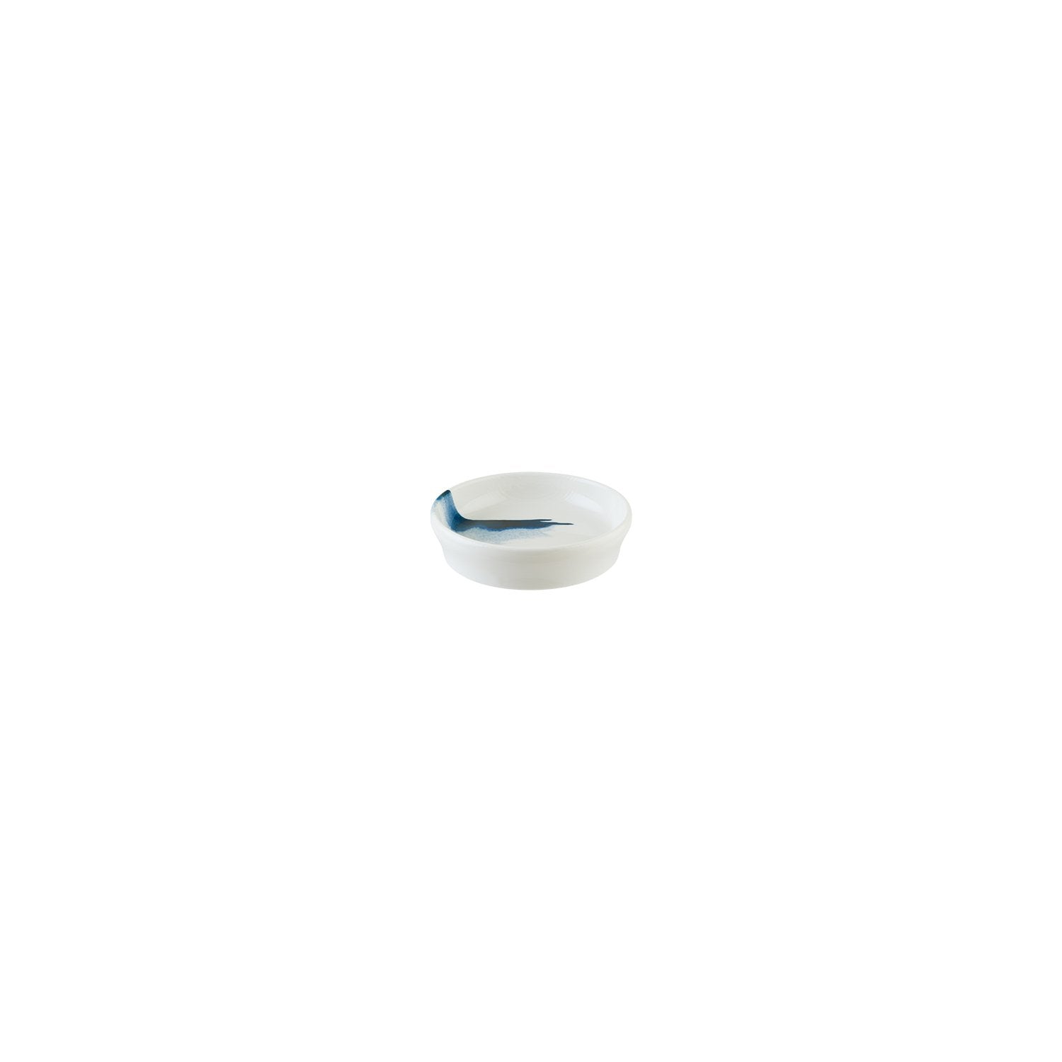 Bonna China Blue Wave dia.4" h:1" 1 oz. Round Decorated Porcelain Bowl (Set of 4)