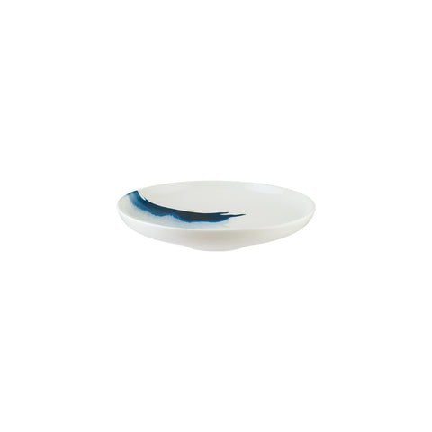 Bonna China Blue Wave dia.9.75" h:2" Round Decorated Porcelain Deep Plate