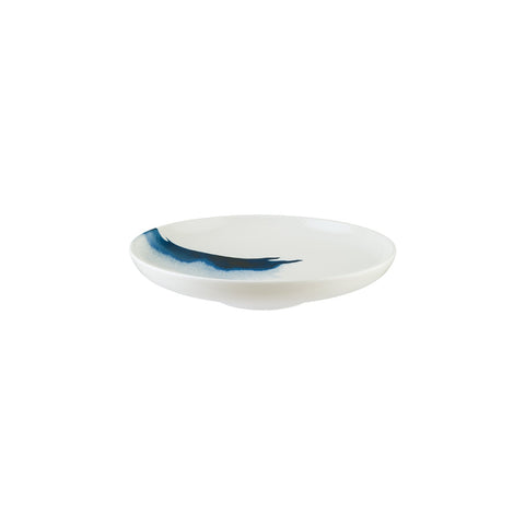 Bonna China Blue Wave dia.10.75" h:2.25" Round Decorated Porcelain Deep Plate