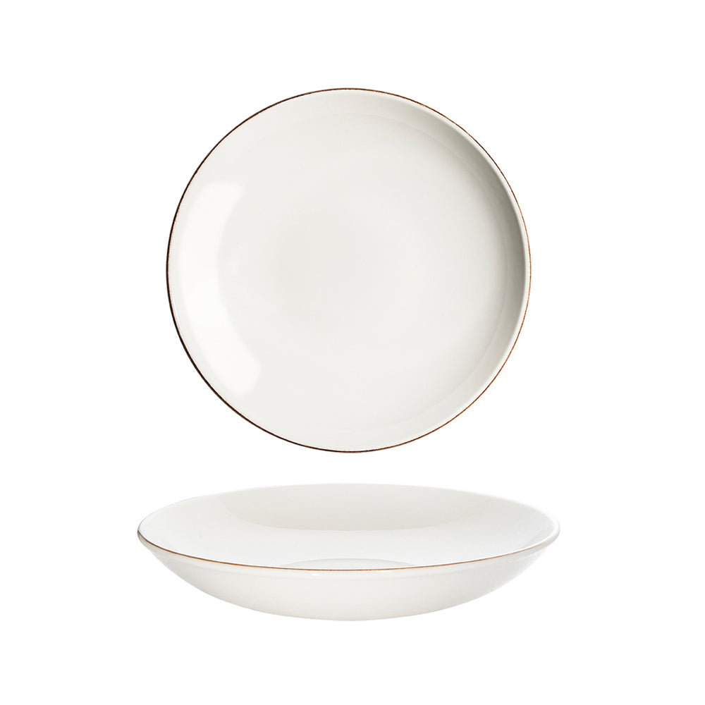 Bonna China Vintage dia.9" h:2" 34 oz. Round Decorated Porcelain Bowl (Set of 4)