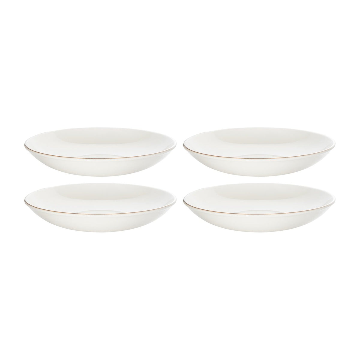 Bonna China Vintage dia.9" h:2" 34 oz. Round Decorated Porcelain Bowl (Set of 4)