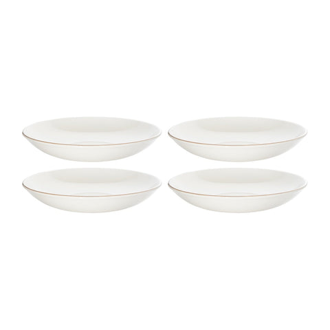 Bonna China Vintage dia.9" h:2" 34 oz. Round Decorated Porcelain Bowl (Set of 4)