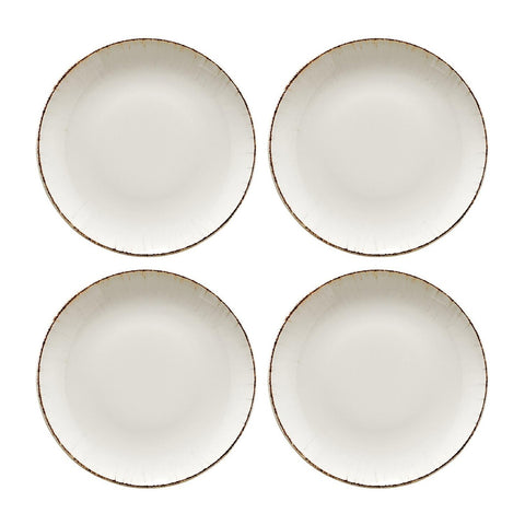 Bonna China Vintage dia.6.75"  Round Decorated Porcelain Plate (Set of 4)