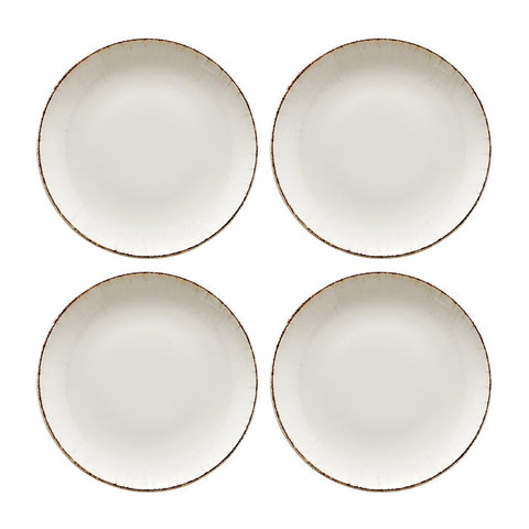 Bonna China Vintage dia.8.25"  Round Decorated Porcelain Plate (Set of 4)