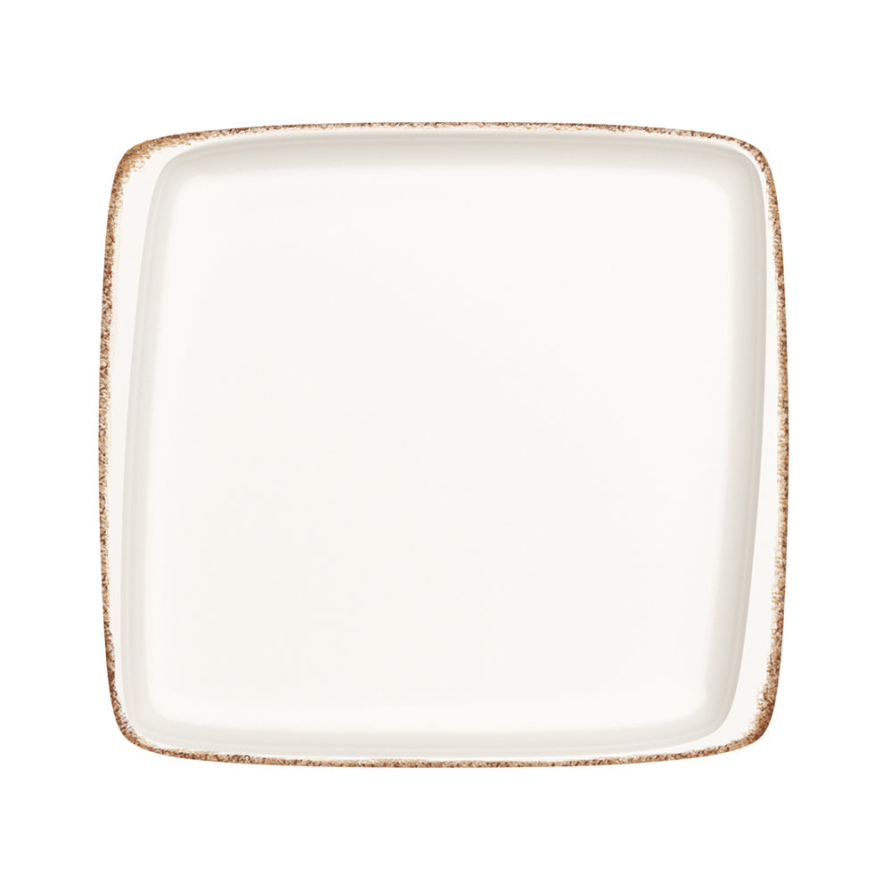 Bonna China Vintage 10.5" x 10"  Square Decorated Porcelain Plate