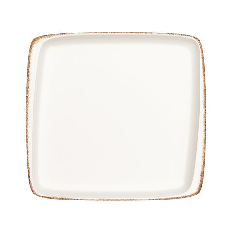 Bonna China Vintage 10.5" x 10"  Square Decorated Porcelain Plate