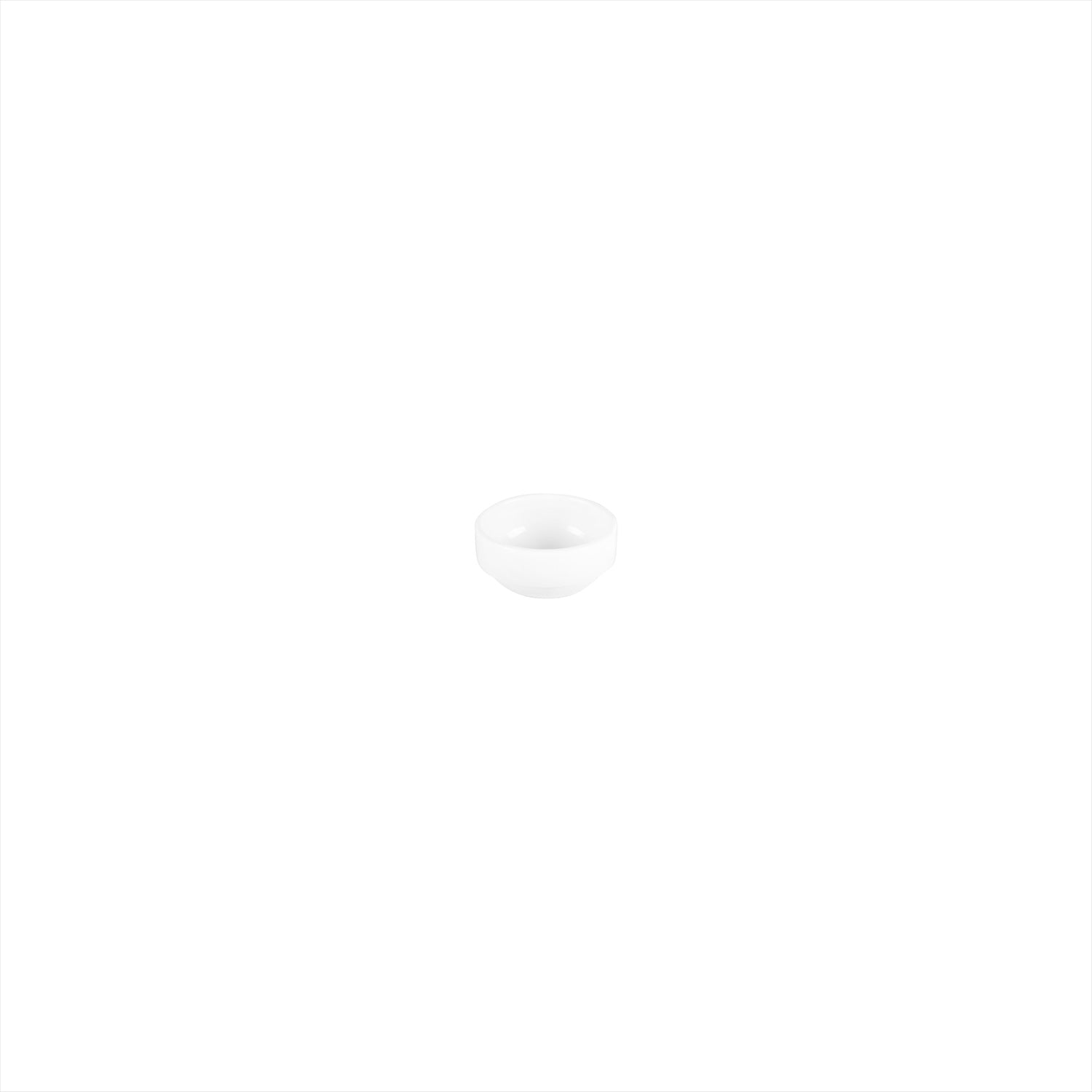 Porcelain Delta-Coupe dia.2.25" h:1" 1 oz. Round White Porcelain Ramekin (Set of 4)