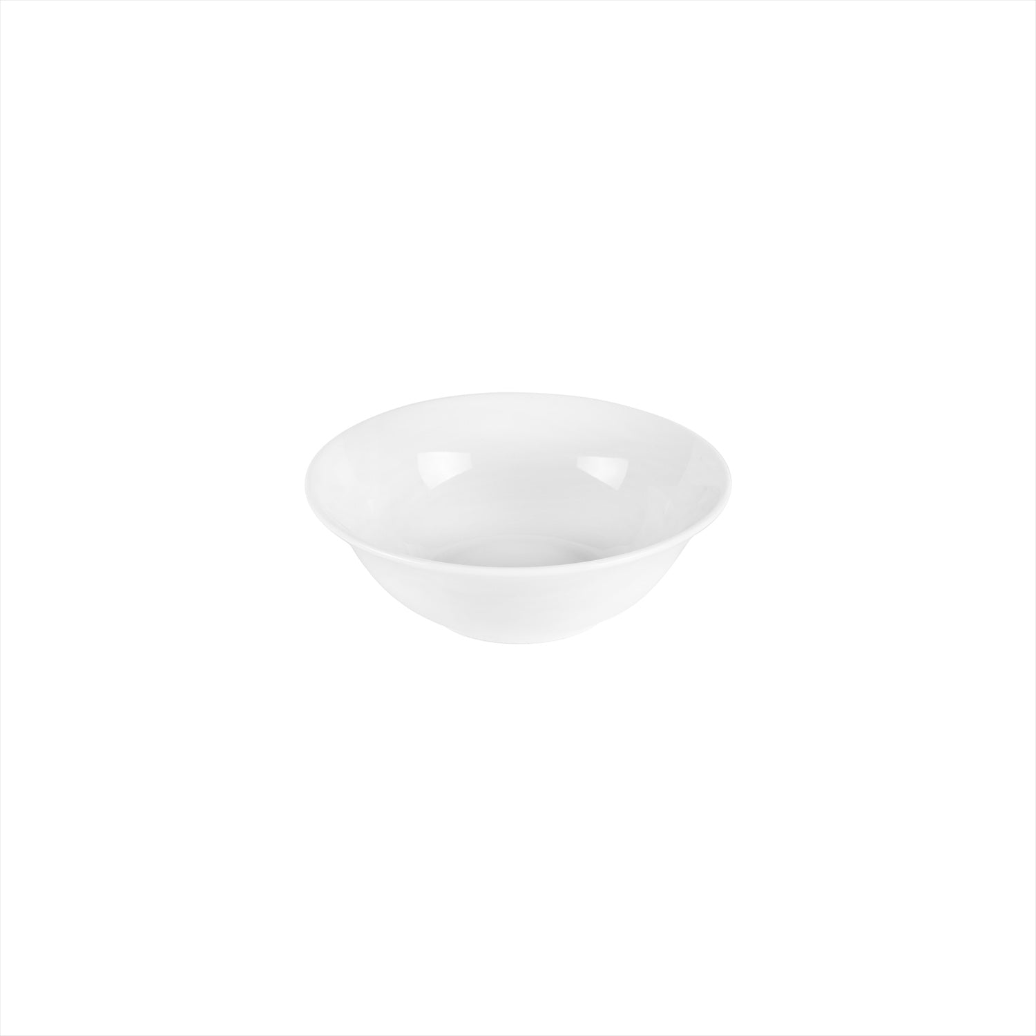 Porcelain Delta-Coupe dia.7.5" h:2.5" 25 oz. Round White Porcelain Bowl (Set of 4)