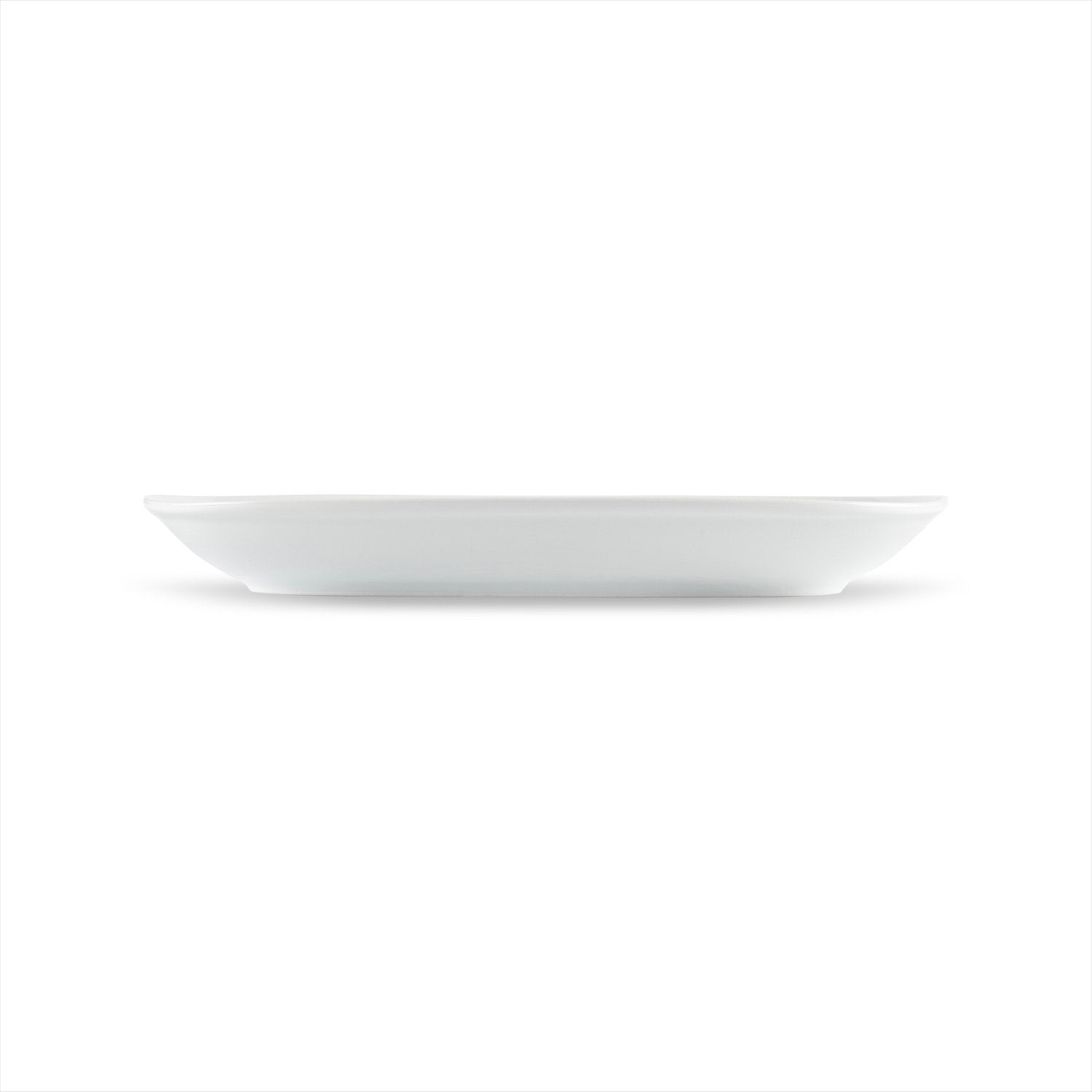 Delta-Coupe 13.5" x 7.5" x h:1.5" Oval White Porcelain Platter (1 each)