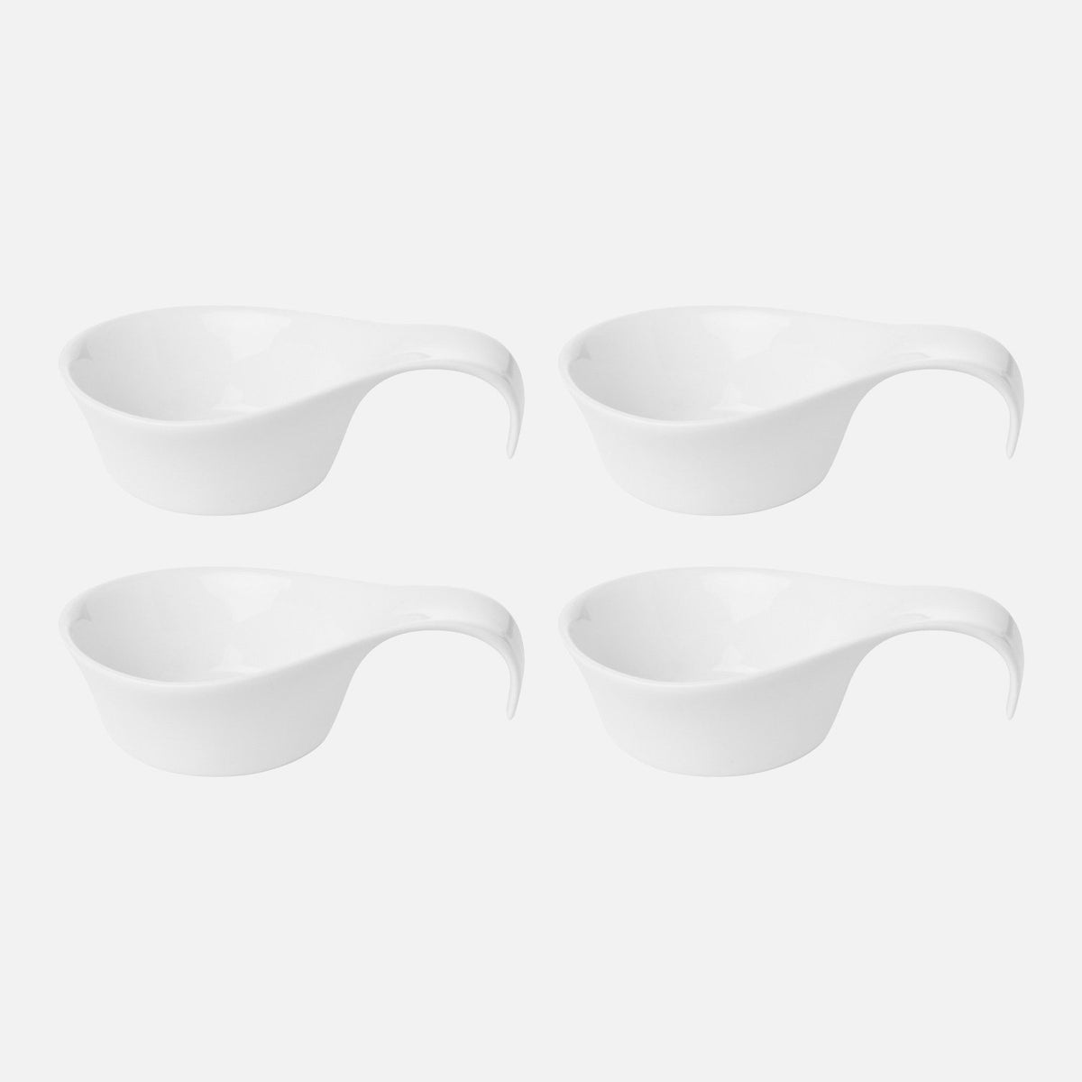 Santa Monica dia.4.5" h:1.5" 3 oz. Round White Porcelain Ramekin (Set of 4)