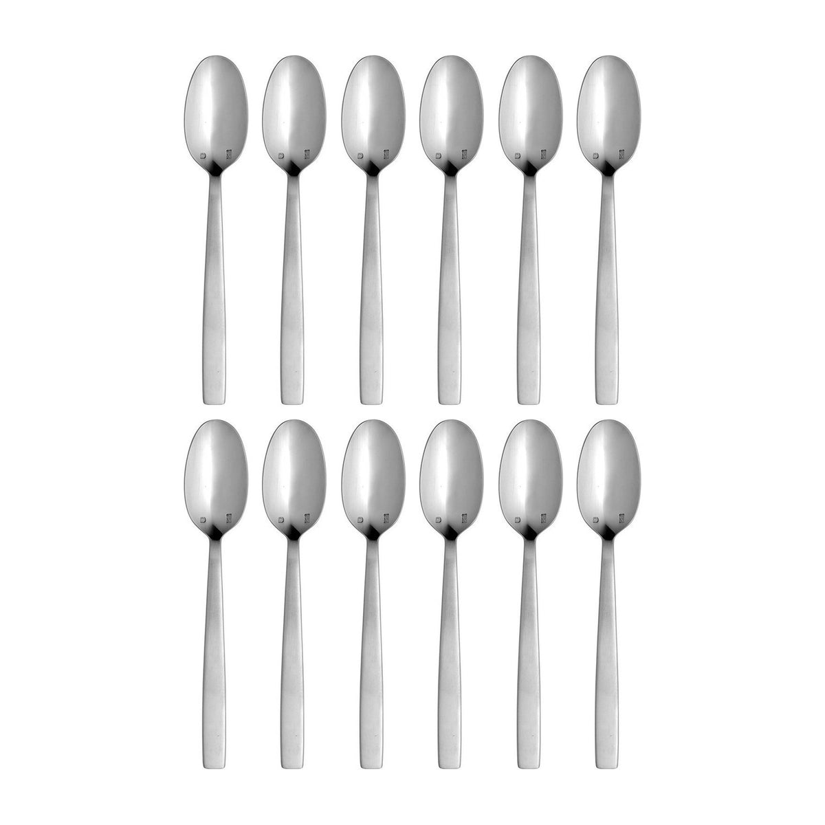 Astoria 5.75"  Silver Brushed Stainless Steel Teaspoon 18/10 (Set of 12)